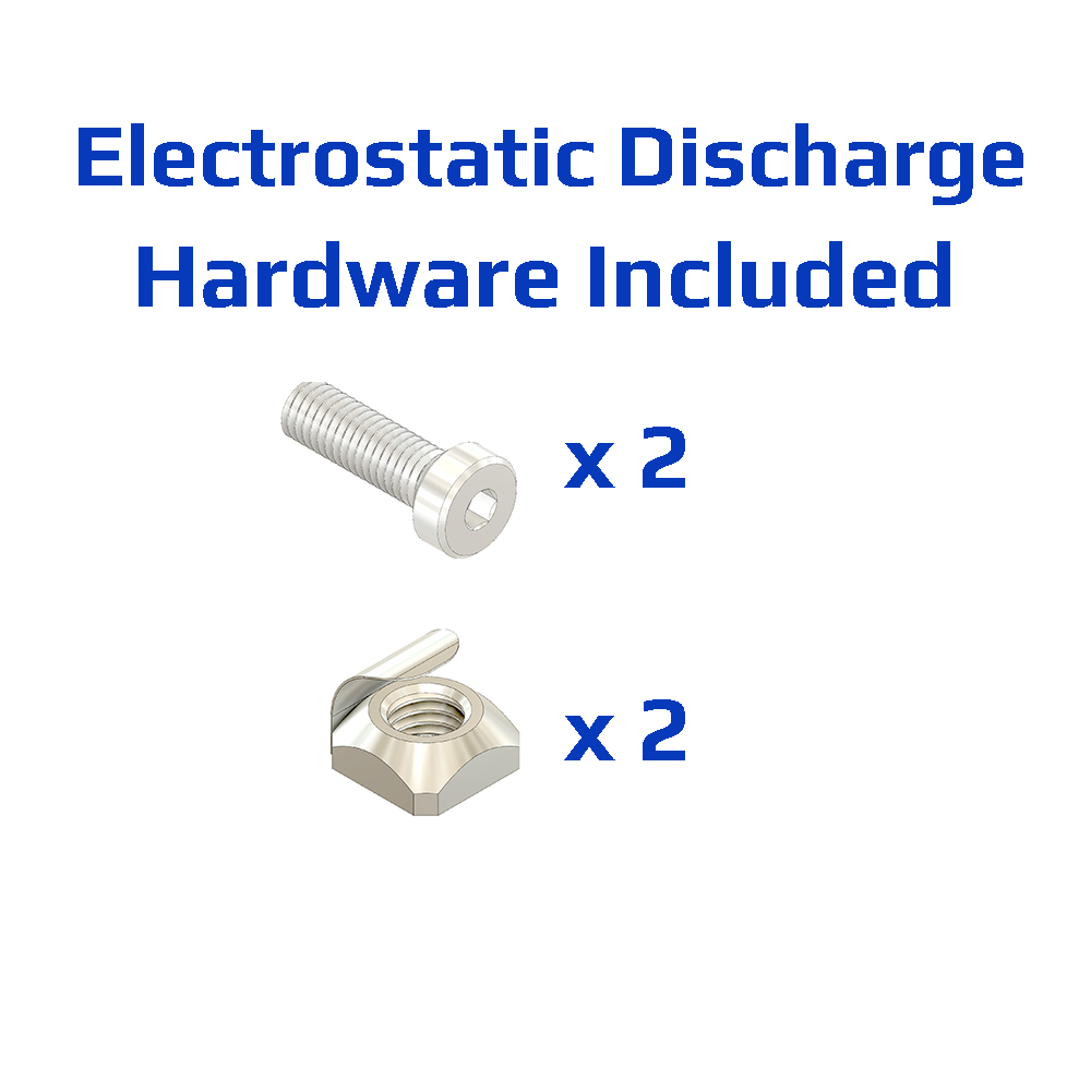 40-34545-1ESD MODULAR SOLUTIONS 45X45 STRENGTHENING BRACE, 45 DEG WITH ESD HARDWARE 360MM LONG